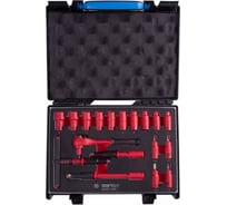 Набор торцевых диэлектрических головок KING TONY 1/4, шестигранные, 5-14 мм, 18 пр 25VE01MRV