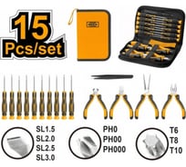 Набор прецизионного инструмента INGCO 15 предметов HKTTS0151