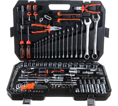 Набор автомобильного инструмента Gigant 143 предмета, Сталь Cr-V, GAS 143