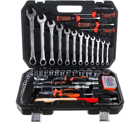 Набор автомобильного инструмента Gigant 88 предметов, Сталь Cr-V, GAS 88