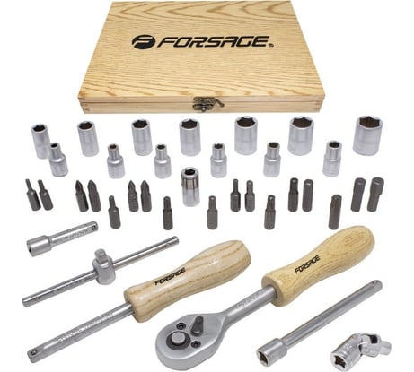 Набор инструментов Forsage 38 предметов 1/4" 6гр. F-2382-5(51307)
