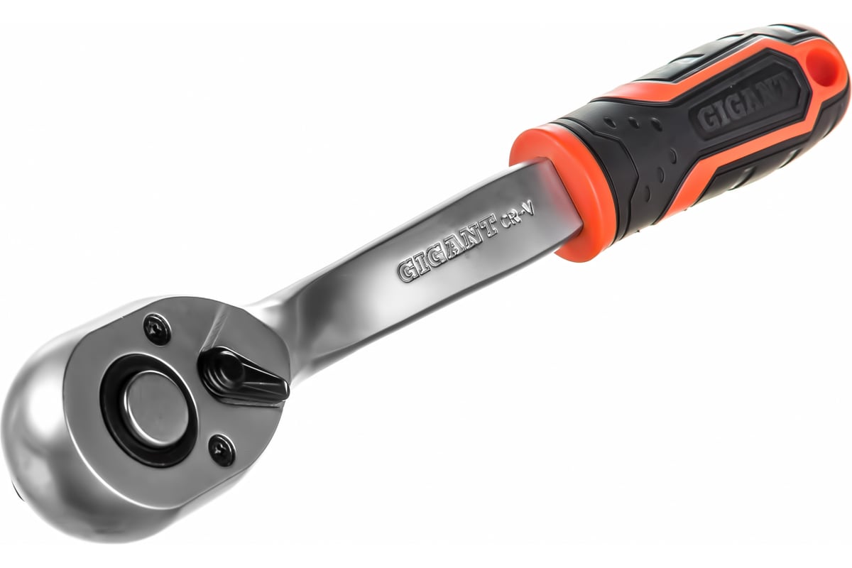 Набор торцевых головок с трещоткой Gigant 1/2", 11 предметов, 56 зубьев ...