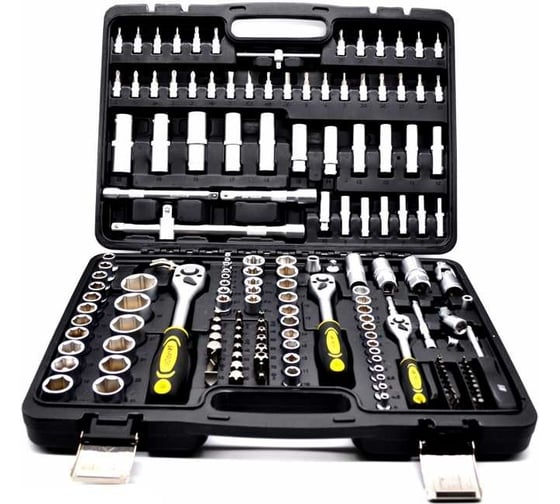 Набор инструмента БМ 1/2'', 3/8", 1/4'', CrV, 171 предмет 9700171 1