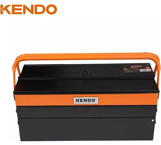 Набор инструментов в переносном ящике KENDO, CrV, 1/2 " +1/4 ", 88 предметов 90202