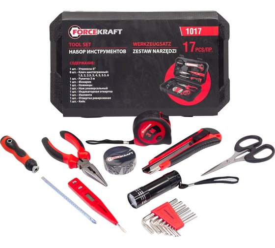 Набор инструментов Forcekraft 17пр. FK-1017(51313) 1