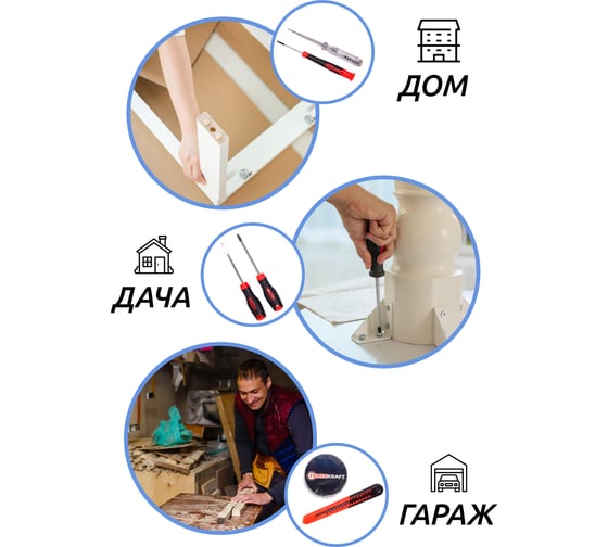 Набор инструментов Forcekraft 9пр, FK-1009A(51315)
