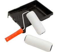 Малярный набор Петрович валик поролон, 180 мм, сменная шубка, ванночка 4100001532