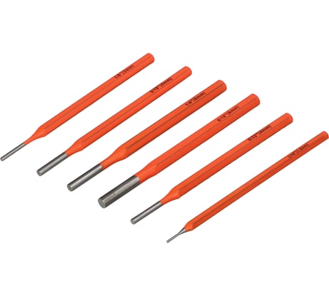 Набор выколоток FASTER TOOLS 6 штук, в боксе 3406