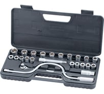 Слесарно монтажный набор SPARTA с квадратом 1/2", 24 предмета 135045