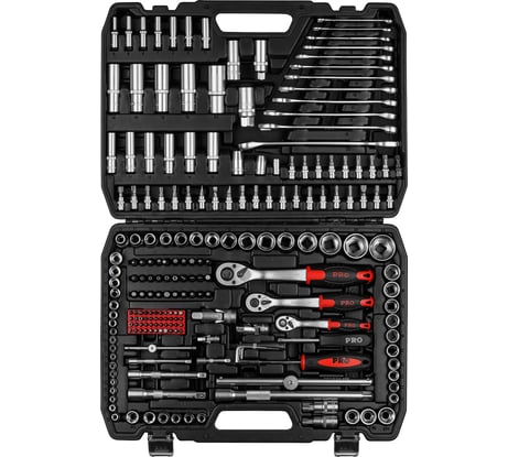 Набор головок и ключей STARTUL Stuttgart 216 предметов 1/4 ,3/8 ,1/2 PRO-216S