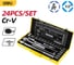Набор торцевых головок 1/2" и ключей DELI DL2024T 24 шт. 98331 2