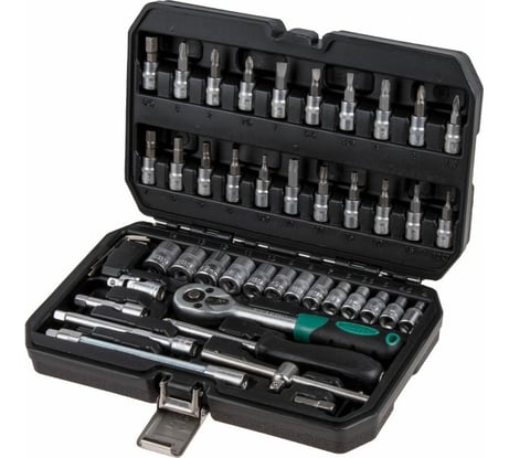 Набор инструментов ВОЛАТ 1/4" 6 граней, 46 предметов 18550-46