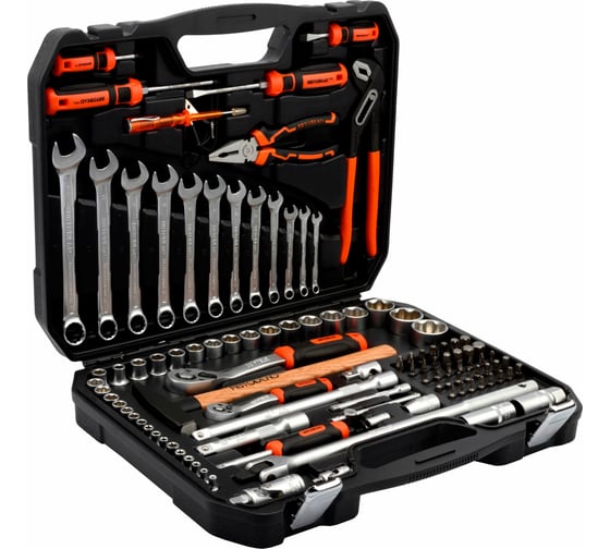Набор инструмента АвтоDело PRO 1/2DR, 1/4DR 105 предметов 10701