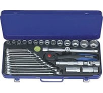 HEYTEC Набор ключей комбинированных и головок торцевых 1/2" 33 предмета HE-50860301580