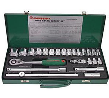 Набор торцевых головок Jonnesway S04H4724S 1/2" 8-34 мм, 24 предмета 047483