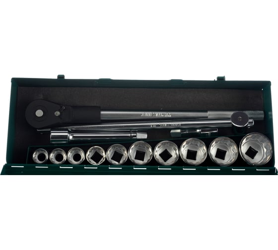 Набор торцевых головок дюймовых Jonnesway S04H6415S 3/4"7/8"-2", 15 пр. 048501