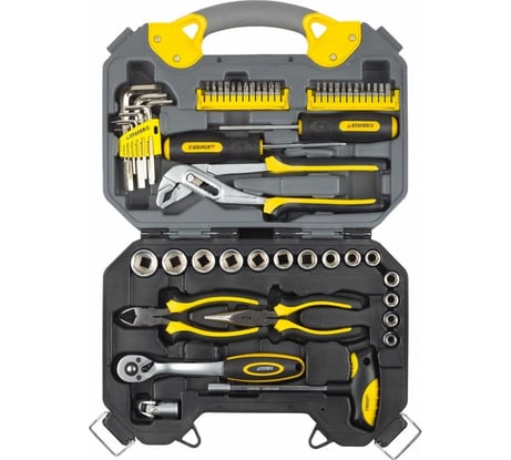 Набор инструментов, 56 предметов, STAYER PROFI 27710-H56