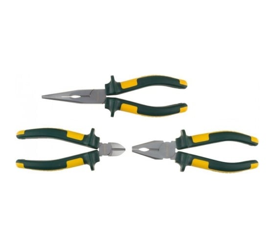 Набор губцевых инструментов KRAFT-MAX 3 штуки Kraftool 22011-H3
