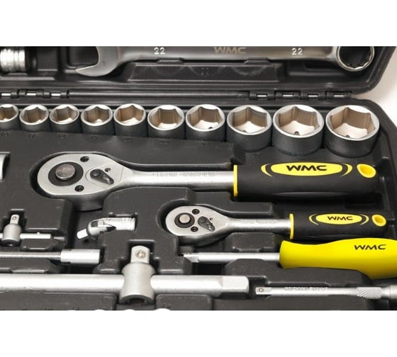 Набор инструмента WMC TOOLS 1/4'', 1/2'' 82 предмета WMC-4821-5