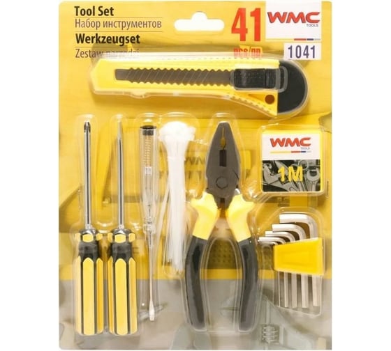 Набор инструментов WMC TOOLS 41 предмет WMC-1041(50244) 23807043