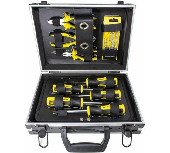 Набор инструмента WMC TOOLS 64 пр. в чемодане WMC-1064(50785)