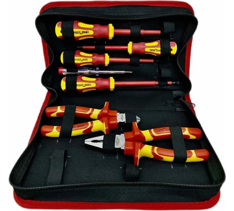 Набор диэлектрического инструмента до 1000В, 7 предметов, в кофре ПЛ071205_z022