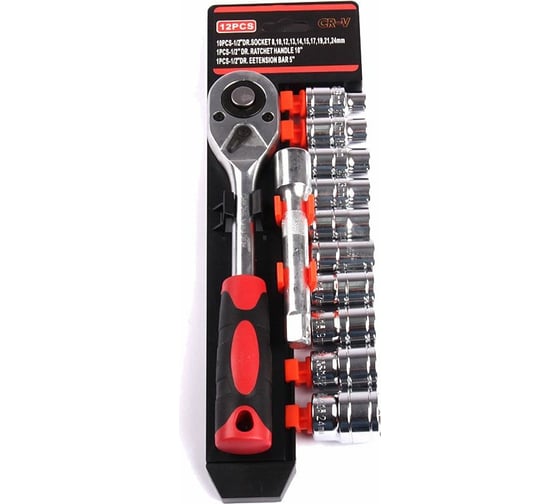 Набор головок с трещоткой Dreamcar 1/2" 12 шт. DC-000-0791403 1