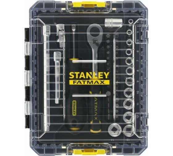 Набор торцевых головок Stanley M STAK 1/4", 48 предметов FMMT98101-0