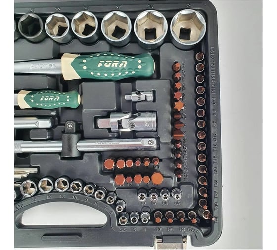 Набор торцевых головок FORA PREMIUM 1/4" и 1/2" 108+6 FA-41082-5