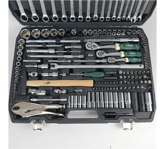 Универсальный набор инструментов FORA 1/4", 3/8" и 1/2 " 180 предметов FA-41802-5