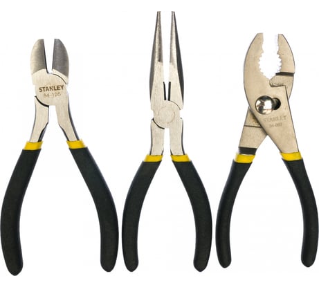 Набор из плоскогубцев и кусачек 3шт Stanley 0-84-114