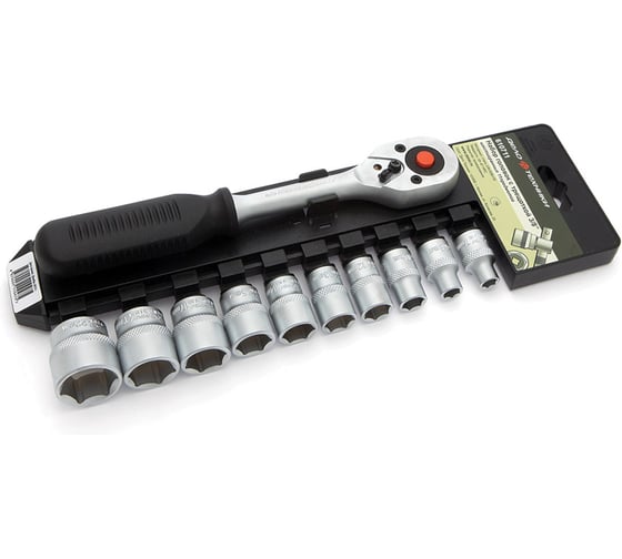 Набор головок Дело Техники шестигранных с трещоткой 3/8", 11предм. 610711 1