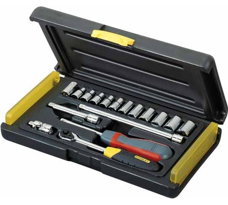 Набор торцевых головок 1/4, 17 шт Stanley 2-85-582