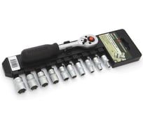 Набор головок Дело Техники шестигранных с трещоткой 1/4", 11предм. 600711