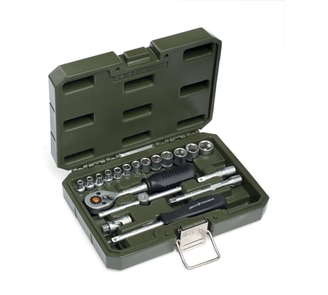 Набор Дело Техники головок и принадлежностей 1/4", 19 предм. 600719