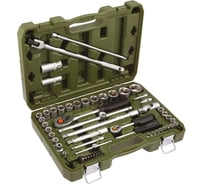 Набор Дело Техники головок и принадлежностей 1/4", 1/2"; 62предм. 620762