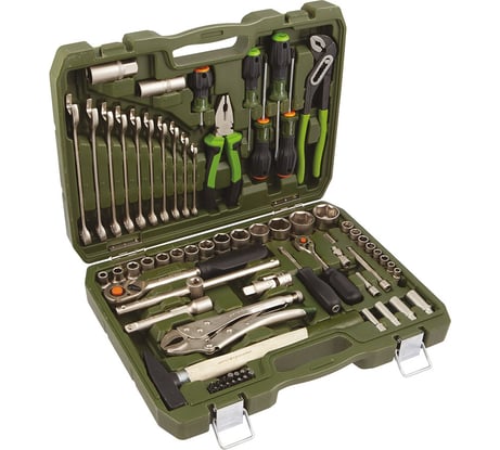 Набор головок Дело Техники с инструментом 1/4", 1/2" 72предм. 620772