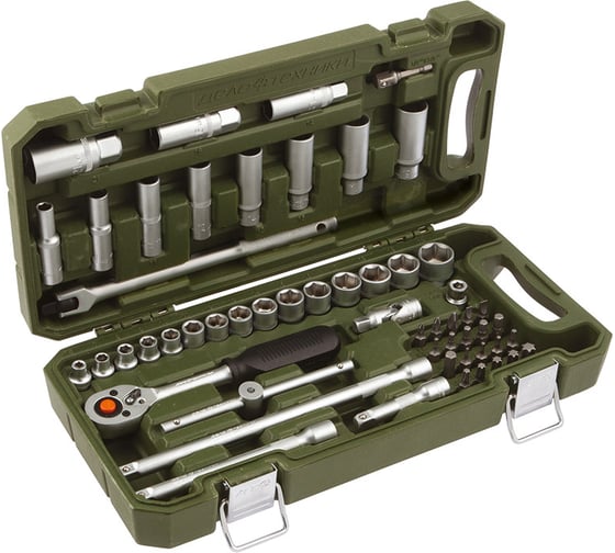 Набор головок Дело Техники и принадлежностей 3/8", 55предм. 610755 1