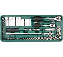Набор инструмента Rossvik головки 1/4", 3/8", ложемент, 57 предметов LST057
