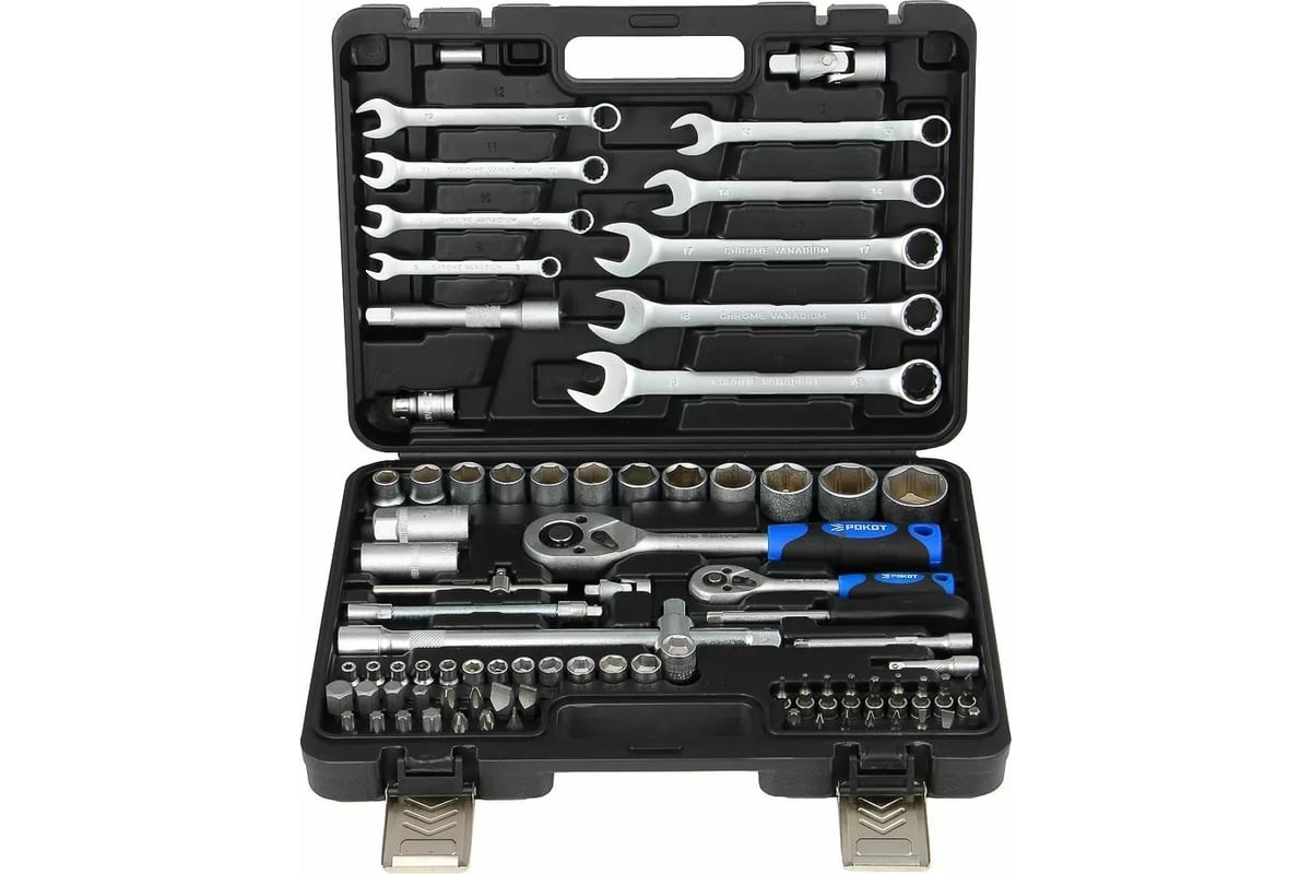 Набор автоинструментов РОКОТ 82 предмета 689-013 - выгодная цена ...