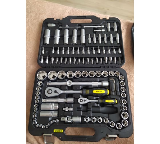 Универсальный набор инструментов 108 предметов Berger BG BG108-1214 ...