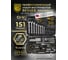 Набор инструментов 151 предмет Berger BG BG151-1214 2