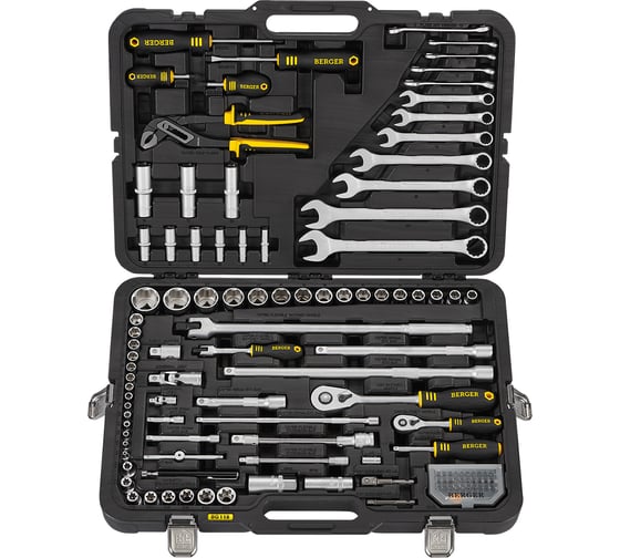Универсальный набор инструментов 118 предметов Berger BG BG118-1214 1