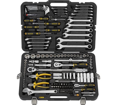 Набор инструментов для автомобиля 141 предмет Berger BG BG141-1214