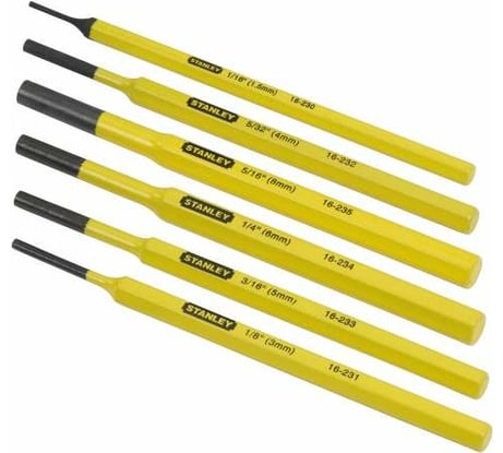 Набор из 6-ти выколоток STANLEY 4-18-226