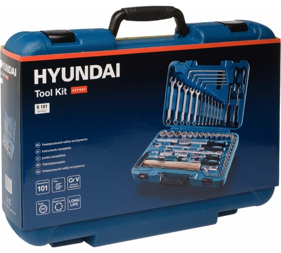 Универсальный набор инструмента 101 предмет Hyundai K 101