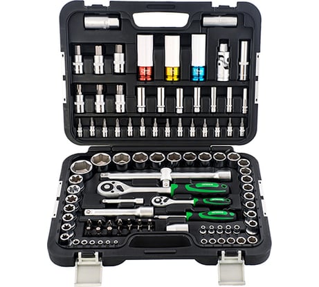 Набор головок 1/4” и 1/2” 98 предметов Hitachi HTC-774004