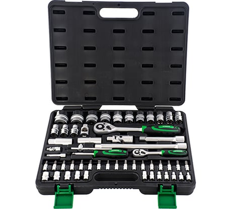 Набор торцевых головок 1/4” и 1/2” 55 предметов Hitachi HTC-774003