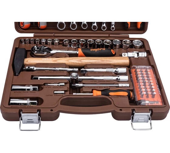 Универсальный набор инструмента Ombra OMT75S 1/4"DR и 1/2"DR