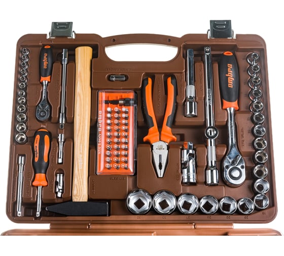 Универсальный набор инструмента Ombra OMT93S 1/4"DR и 1/2"DR